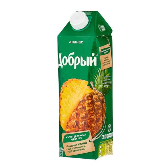 Сок Добрый Ананас 1 л.