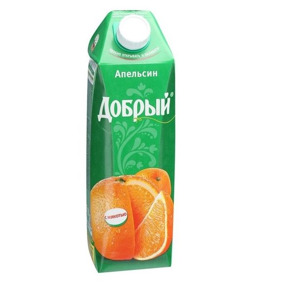 Сок Добрый Апельсин 1 л.